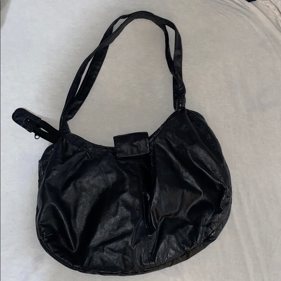 Hobo bag vintage black shoulder bag - Picture 10 of 14